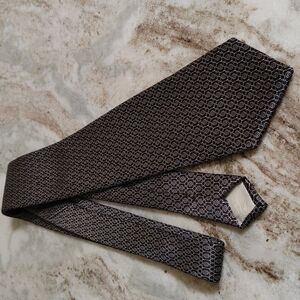 Franck Namani Silk Tie Horsebit Design